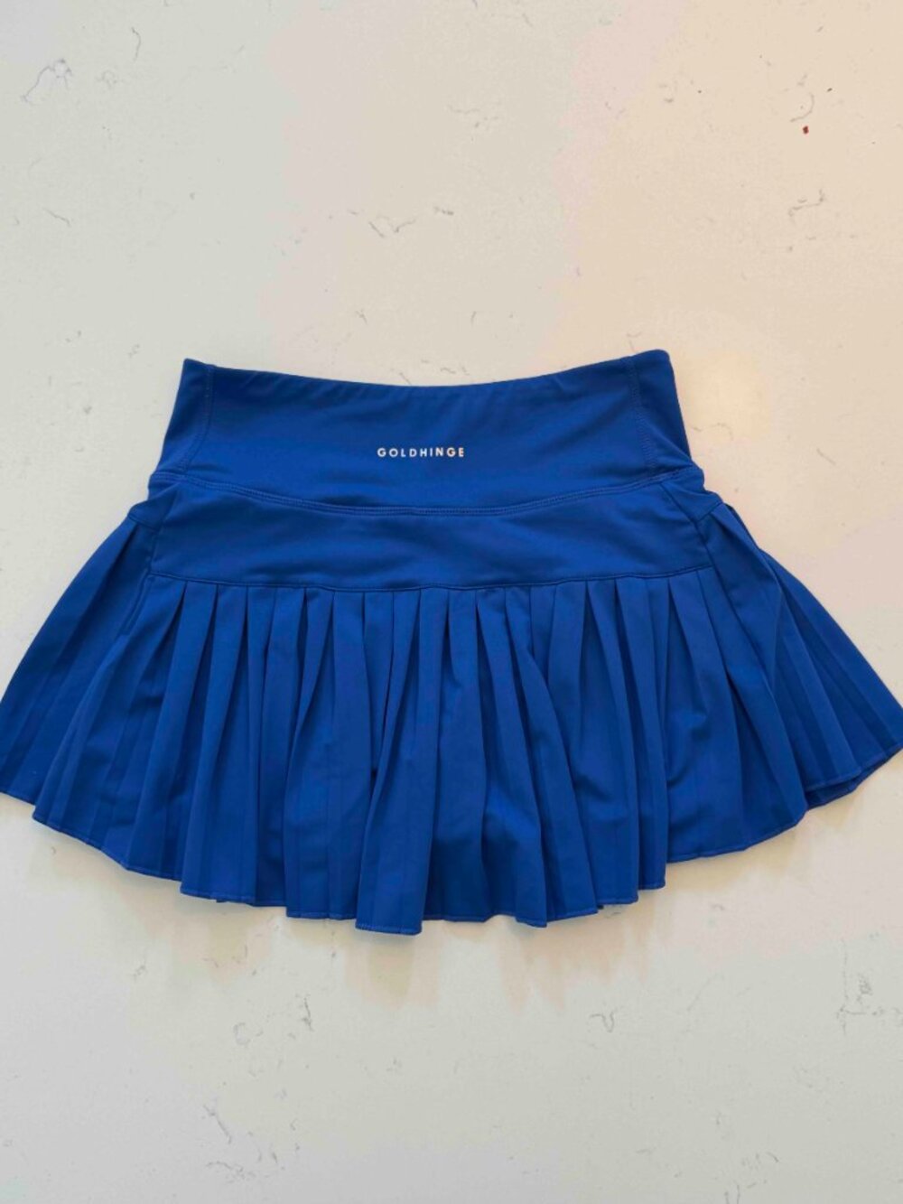 Goldhinge Blue Pleated Tennis Skirt Size S - Picture 2 of 4